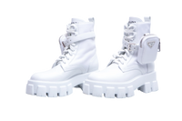 PRADA MONOLITH RE-NYLON WHITE - 35 1/2 BR