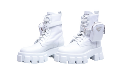 PRADA MONOLITH RE-NYLON WHITE - 35 1/2 BR