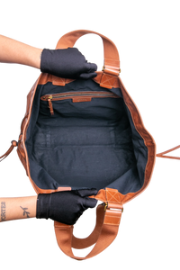 ISABEL MARANT WARDY TOTE BAG LARGE LEATHER BROWN