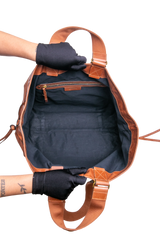 ISABEL MARANT WARDY TOTE BAG LARGE LEATHER BROWN