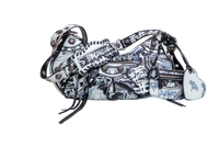 BALENCIAGA LE CAGOLE S GRAFFITI BLACK