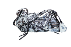 BALENCIAGA LE CAGOLE S GRAFFITI BLACK