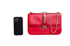 VALENTINO GLAM LOCK LARGE RED