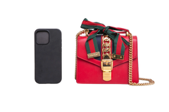 GUCCI SYLVIE SMALL WEB LEATHER RED