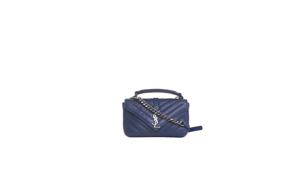 DESAPEGO THASSIA NAVES YSL MINI COLLEGE NAVY