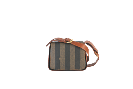 FENDI VINTAGE CANVAS LISTRADA