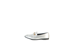 DESAPEGO THASSIA NAVES GUCCI LOAFER COURO SILVER