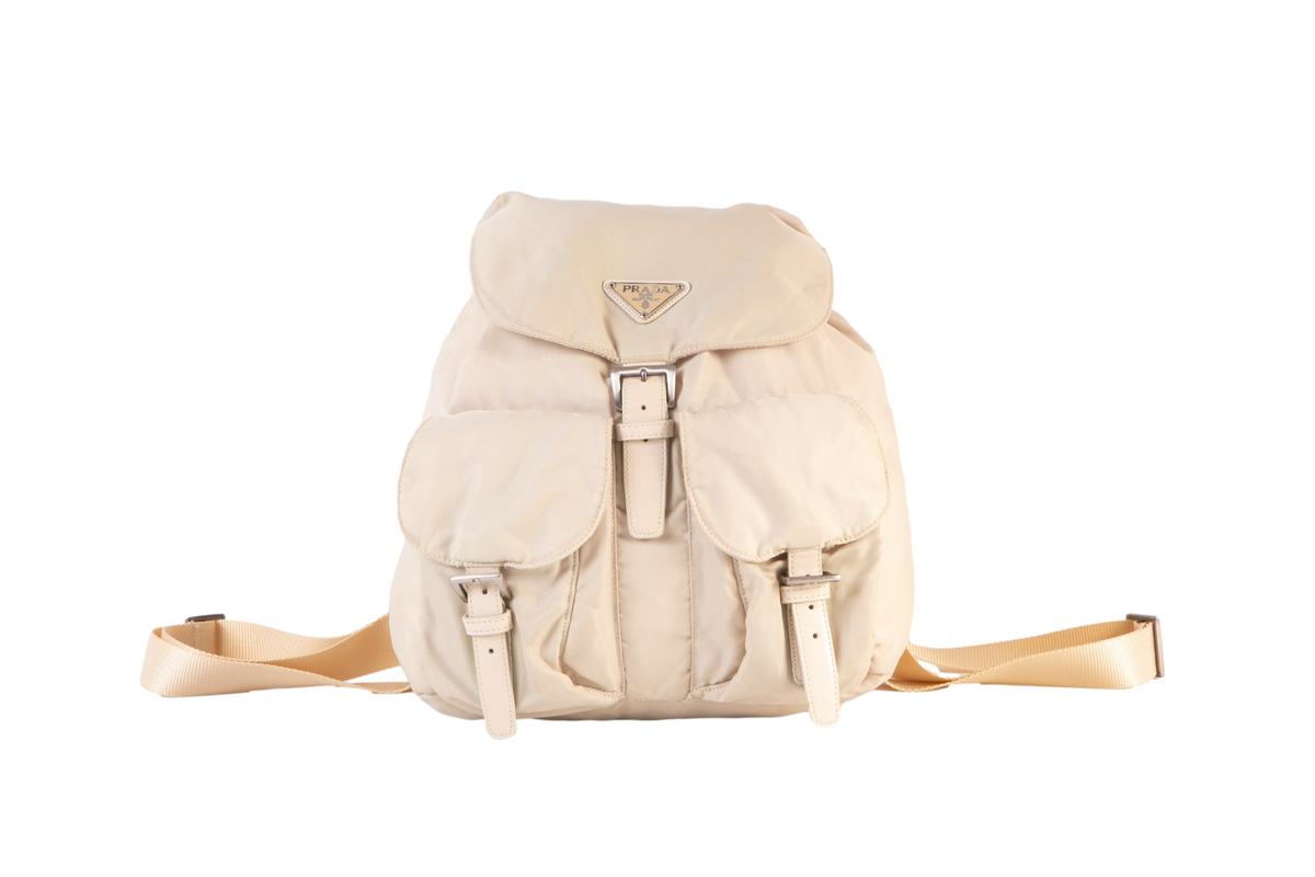 PRADA BACKPACK OFFWHITE