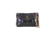 YSL LOULOU PUFFER BLACK