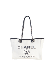 CHANEL DEAUVILLE WHITE