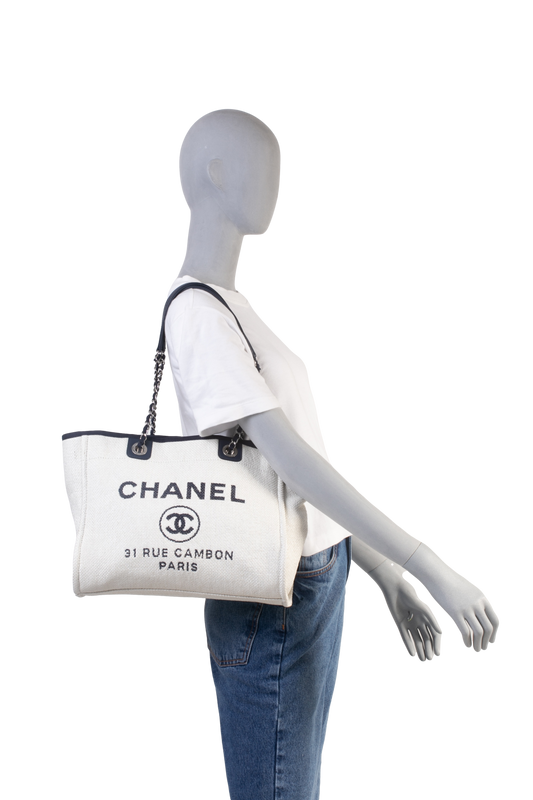 CHANEL DEAUVILLE WHITE