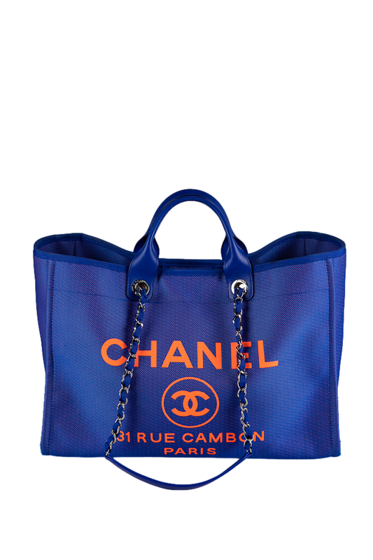 CHANEL DEAUVILLE BLUE ET ORANGE