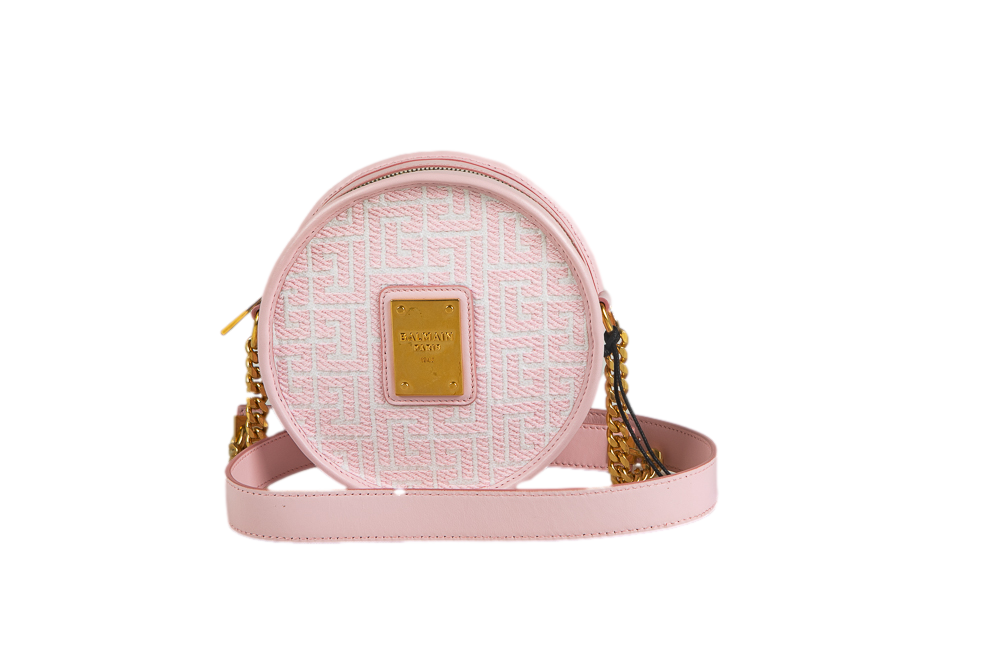 BALMAIN CANTEEN BAG LIGHT PINK