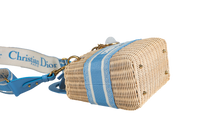 CHRISTIAN DIOR LADY WICKER TURQUOISE