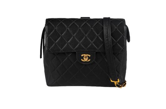 CHANEL BACKPACK CAVIAR BLK VINTAGE