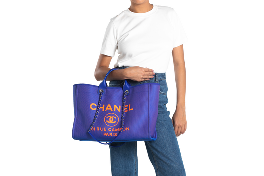 CHANEL DEAUVILLE BLUE ET ORANGE