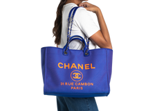 CHANEL DEAUVILLE BLUE ET ORANGE