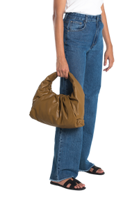 BOTTEGA VENETA SHOULDER POUCH ARGILA