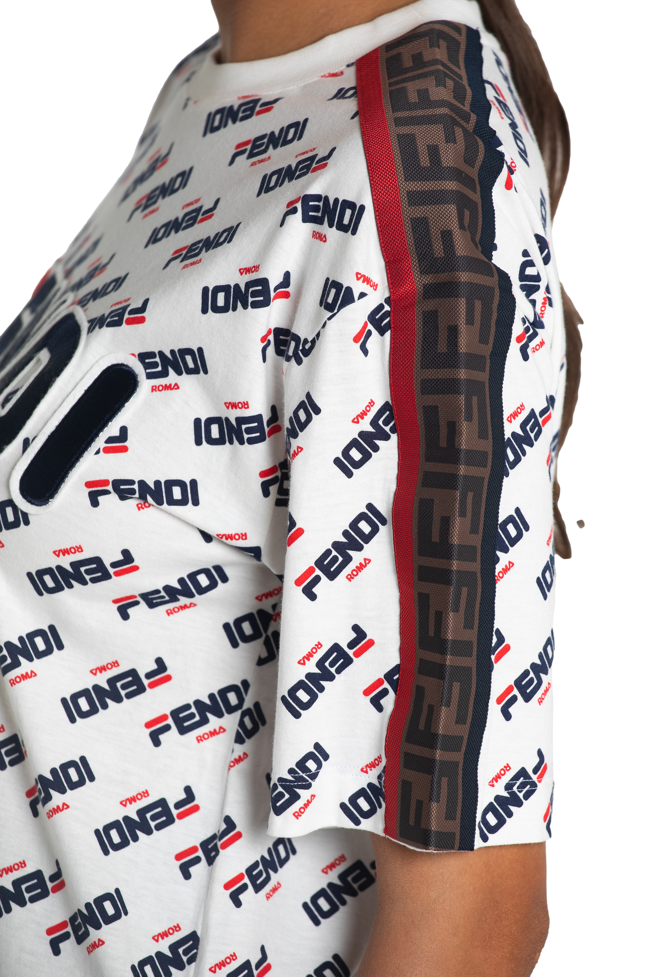 Fila Collaboration T Shirt Fendi Fila FENDI X Fila Collaboration