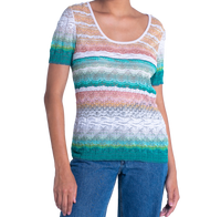 MISSONI CAMISETA TONS VERDE DEGRADE