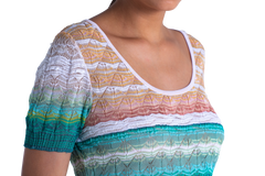 MISSONI CAMISETA TONS VERDE DEGRADE