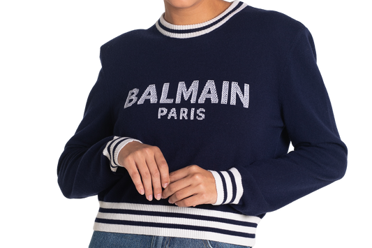 BALMAIN CASHMERE E LA NAVY