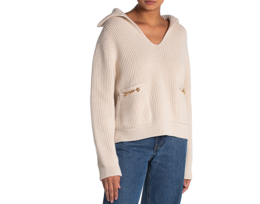 CELINE MALHA TRICOT CASHMERE IVOIRE