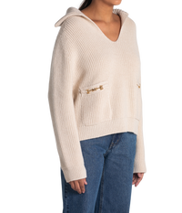 CELINE MALHA TRICOT CASHMERE IVOIRE