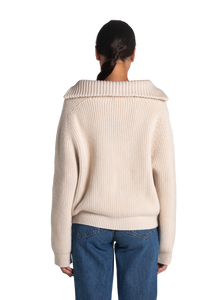 CELINE MALHA TRICOT CASHMERE IVOIRE