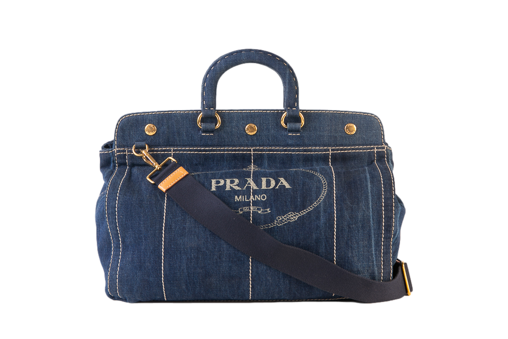 DESAPEGO THASSIA NAVES PRADA TOTE DENIM LARGE