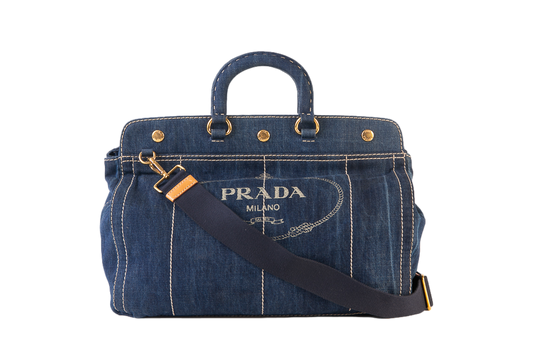 DESAPEGO THASSIA NAVES PRADA TOTE DENIM LARGE