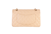 CHANEL DOUBLE FLAP BEGE MEDIUM