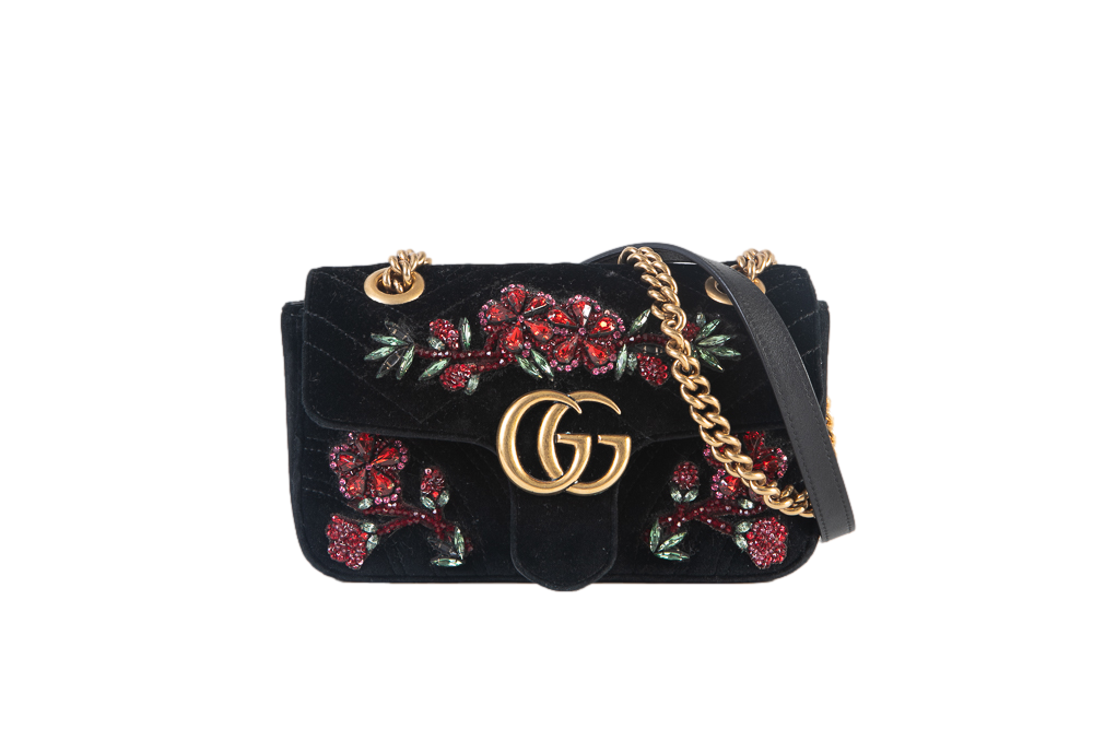 DESAPEGO THASSIA NAVES GUCCI MARMONT SMALL CRYSTALS