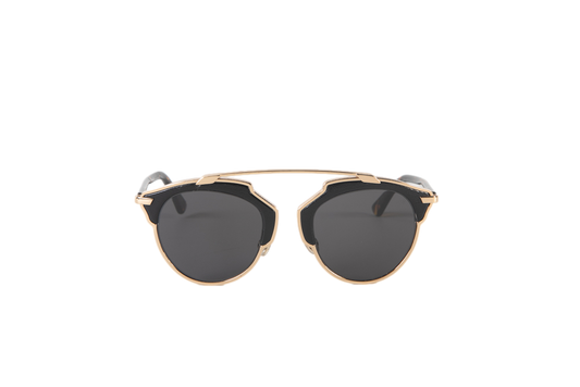 DESAPEGO THASSIA NAVES DIOR OCULOS SO REAL GOLD&BLACK