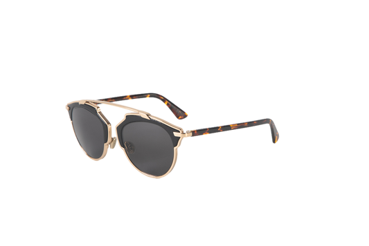 DESAPEGO THASSIA NAVES DIOR OCULOS SO REAL GOLD&BLACK