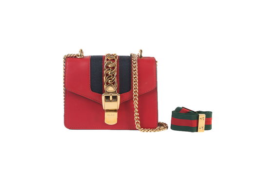 DESAPEGO THASSIA NAVES GUCCI SYLVIE SMALL ROUGE