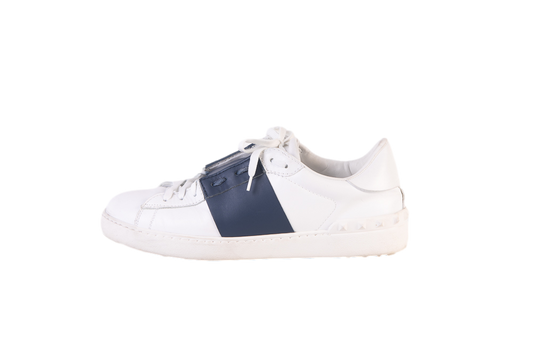 VALENTINO SNEAKER BRANCO E NAVY STUDS